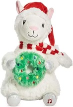 Holiday Lane Animated Musical Singing Plush Holiday Llama by Macy&#39;s - £39.96 GBP