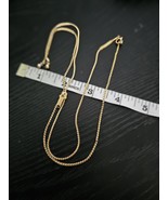 Vintage Zipper Chain Necklace - £3.52 GBP