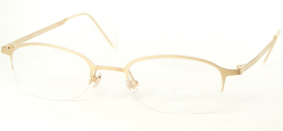 Prodesign denmark Tao Titan P.2100aw 21 Helles Gold Brille 48-21mm - $105.91