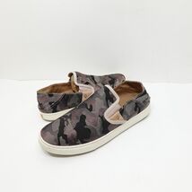 Olukai Pehuea Pai Camo Loafer Womens 9.5 Canvas Slip On Flat Casual Comf... - $31.49