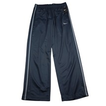 Nike Pants Mens M Gray Training Drawstring Waist Straight Leg Track Bottoms - $29.58