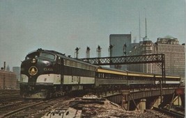 Chesapeake &amp; Ohio No 8 Pere Marquette Chicago Station 30 April 1971 Postcard - $4.79