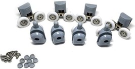 8Pcs X Shower Door Rollers(4Xtop + 4Xbottom),Roller Diameter 25Mm, For The, 8Pcs - £23.56 GBP