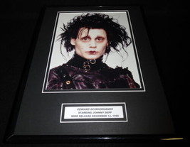 Edward Scissorhands Johnny Depp Framed 11x14 Photo Display - £27.69 GBP