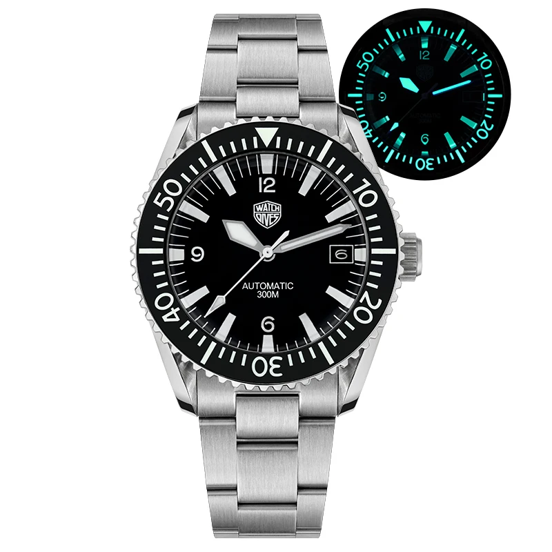 Watchdives WD1967 Sharkmaster 300 Automatic Watch 300m Water Resistance ... - $422.48