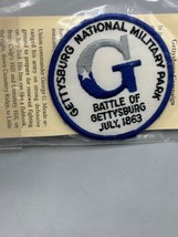 Vtg Gettysburg Military Park Patch Battle Of Gettysburg July 1863 Souvenir - $128.60 MXN