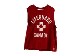 Lifeguard Canada Mens Size 2XL Canadiana Sleeveless Tank Top Shirt 29&quot; L... - £15.28 GBP