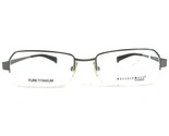 FreudenHaus Brille Miles NAT Brille Rahmen Grau Rechteckig Halbe Felge 135 - £58.80 GBP