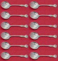 Old Colonial by Towle Sterling Silver Cream Soup Spoon Set 12 pieces 6&quot; - $830.61