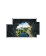 Extra Wide Mine Themed Mural - The Cave Entrance 36&quot; wide x 21&quot; tall - $35.95