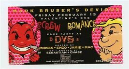 Devious Card Sunset Strip Hollywood Get Lucky Friday 13 Valentine Single... - $17.82
