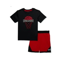 2 Piece - Spalding Boys Short Sleeve Top and Shorts Set, Size 18 Husky - $14.97