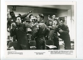 Hot Shots-Jon Cryer, Charlie Sheen, and William O&#39;Leary-B&amp;W-Still - £22.74 GBP