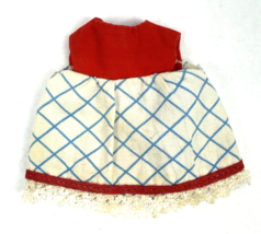 Vintage Tutti Doll Let’s Play 3608 Dress 1967 Red Blue Barbie Sister Clo... - €12,85 EUR