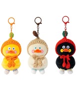 Brunch Brother Korean Duck Plush Keyring Keychain Cute Stuffed Animal Ke... - $564.24 MXN