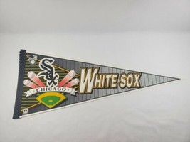 Vintage Chicago White Sox Felt Pennant 30&quot; Glag Banner MLB 1990&#39;s  - £11.77 GBP