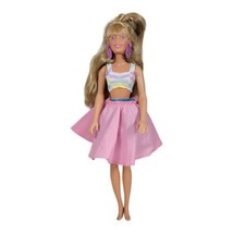 Hasbro 1987 Vintage Maxie Fashion Doll Blonde Hair Blue Eyes dress  - £15.18 GBP