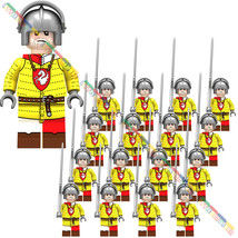 16Pcs Medieval Wars of the Roses Scotland Claymore Warrior Minifigures B... - £22.73 GBP