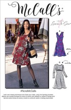 McCalls Sewing Pattern 8064 11016 Dress Misses Size L-XXL - £6.32 GBP