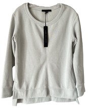 Jane &amp; Delancey Sweatshirt Long Sleeve Striped Women&#39;s Size S M L XL Light Green - £15.72 GBP