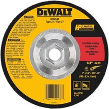 DeWalt High Performance 7 in. D X 5/8 in. Metal Grinding Wheel - $14.95