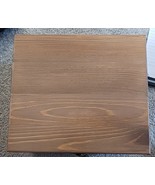 Wooden Storage Box with Hinged Lid - Large Wood Keepsake Boxes - Front C... - $52.97 CAD