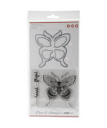 Decorative Dies And Stamp Set Butterfly - $801.04 MXN