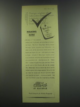1949 Ford of Dagenham Ad - Making sure - $18.49