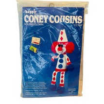 KAPPIE ORIGINALS Coney Cousins Kitschy Clown Craft Kit DIY New Vtg 1986 USA - £7.37 GBP