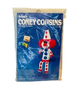 KAPPIE ORIGINALS Coney Cousins Kitschy Clown Craft Kit DIY New Vtg 1986 USA - $12.72 CAD