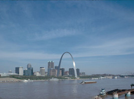 Gateway Arch in St. Louis Missouri on Mississippi River Photo Print - £6.93 GBP+