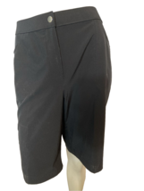 Chico&#39;s Weekends Women&#39;s Burmuda Shorts Black Size XL Short - $14.24