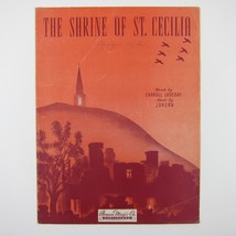 Sheet Music The Shrine of St Cecilia Carroll Loveday &amp; Jokern Vintage 1940 - £7.98 GBP