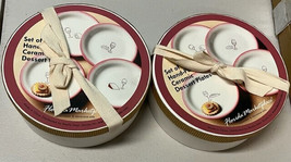 8 Set FLORIDA MARKETPLACE 6 1/2&quot; Ceremic Dessert Plates In Original Box-... - £15.67 GBP