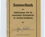 Sammelbuch Sudentenland 1940 Collection Book in German - $17.82