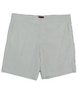 Alfani Classic Fit Flat Front White Shorts Mens Waist 40&quot; Inseam 10&quot; 100... - £15.80 GBP
