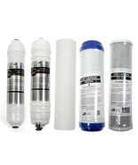 5 Stages Reverse Osmosis Filters Replacement PP UDF CTO UF T33 Carbon Me... - £38.46 GBP