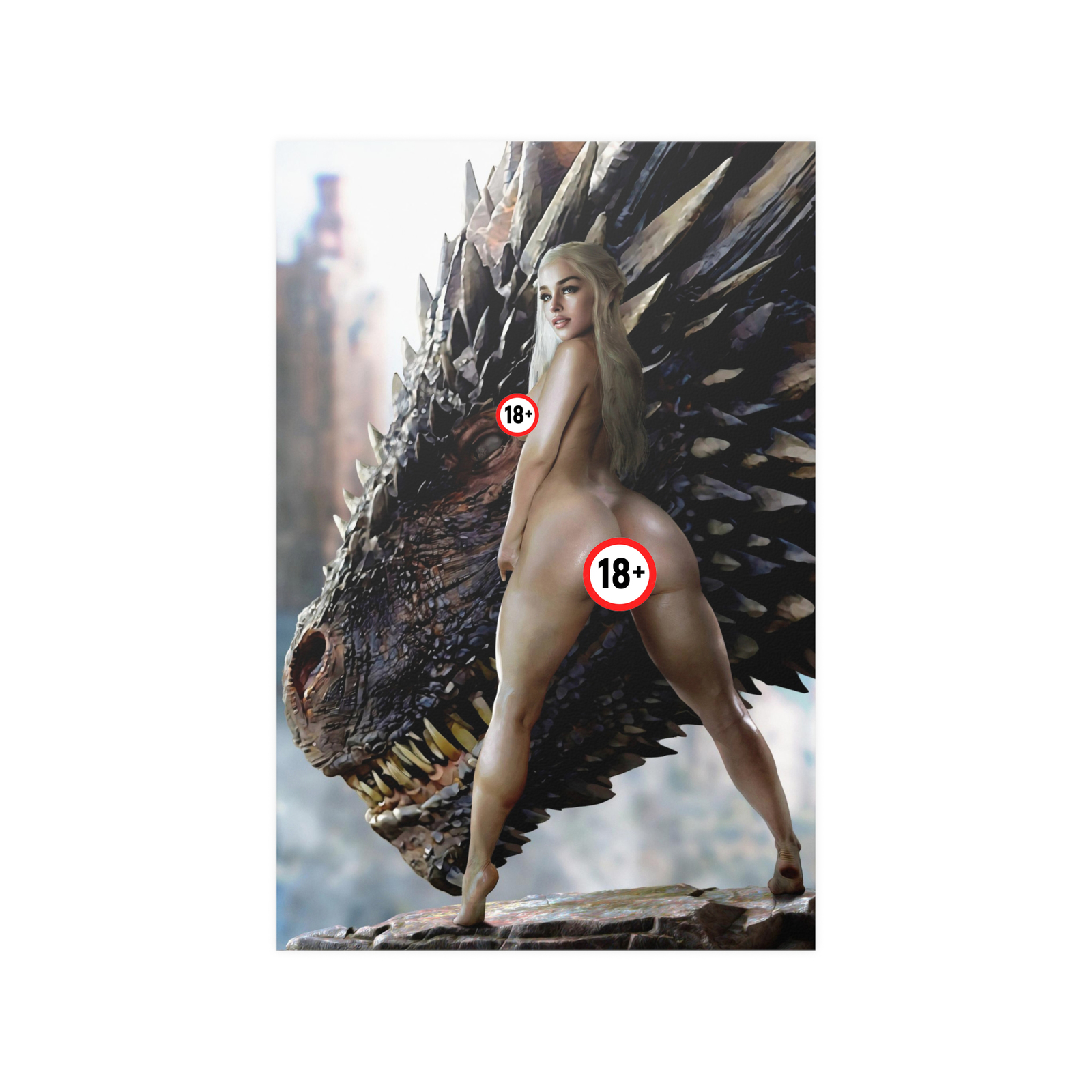 Erotic H Poster: Dany & Drogon