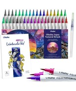Ohuhu Brush Pens Watercolor 36 Colors Water-based Paint Markers Art Fun - £83.01 GBP