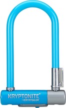 Light Blue Kryptonite Kryptolok Mini-7 12Point 7Mm U-Lock Bicycle Lock With - £47.85 GBP