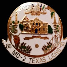 86-87 MD-2 Texas Lions club brooch - $29.70