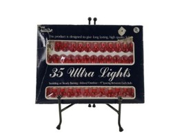 35 Bronson RED Miniature Ultra Lights Twinkling or Steady Indoor and Outdoor - £15.78 GBP