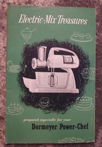 Vintage Antique Electric Mix Treasures Dormeyer POWER-CHEF Kitchen Mixer Manual - £9.33 GBP