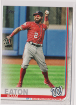 Adam Eaton Nationals Outfielder 2019 Topps Card # 316 Mint/ Near Mint - $1.93