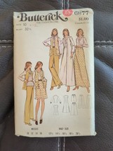 Half Size Vest Skirt Pants Blouse Sz 10 Butterick 6877 Sewing Pattern VTG UC - £22.35 GBP