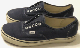 Vans Authentic Classic Low Skateboarding Shoes Sneakers Navy Blue Canvas Men 11 - $29.46
