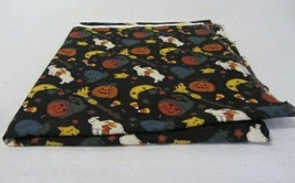 Leslie Beck Vip Fabrics Cranston Print Halloween 100% Cotton Fabric 1 Yard - £6.86 GBP