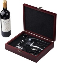 9-Piece Wine Opener Gift Set with Corkscrew, Stopper, Pourer &amp; Accessories - $34.64