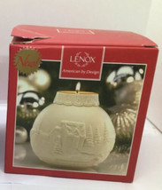 Lenox Winter Wonderland Votive Candle Ornamental Glow Christmas American Design - £12.66 GBP