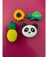 Shoe Charm Turtle Pineapple Sun Flower Panda Button Accessorie Compatibl... - $9.89